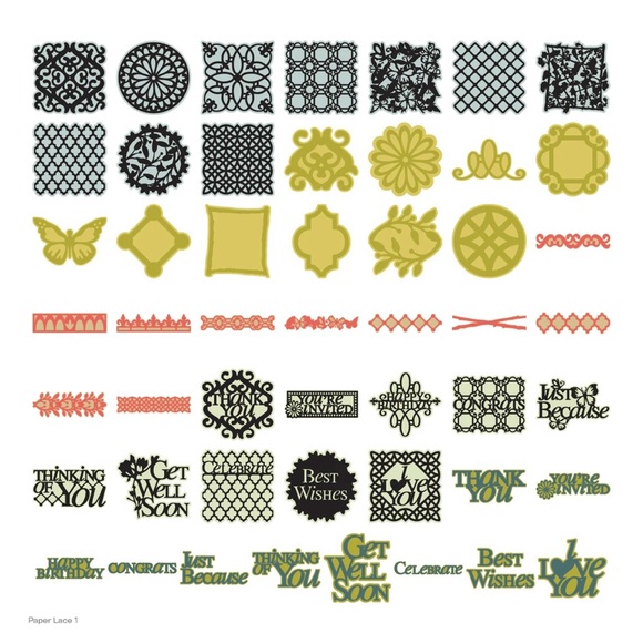 Cricut PAPER LACE shapes & font - Picture 3 of 12